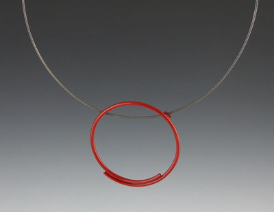 Red Circle Pendant
