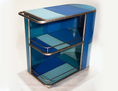 Microbar / Serving Cart, blue