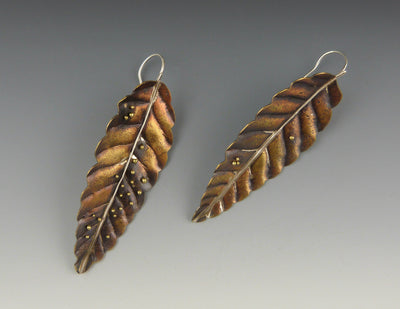Elm Leaf Earrings