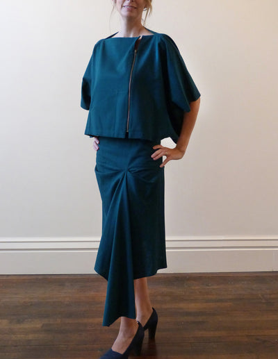 Ronen Skirt with Kyoto Kimono