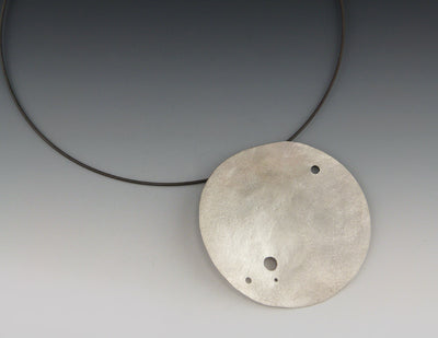 Hammered Disc Pendant