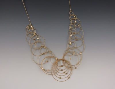 Dew Necklace, Gold/Gold