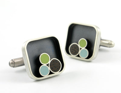 Nest cufflinks, spring