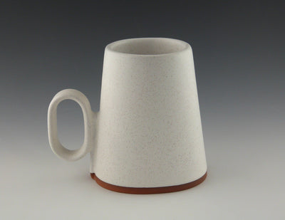 Oval Cup white side view